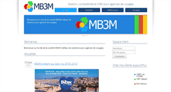 Desktop Screenshot of mb3m.fr